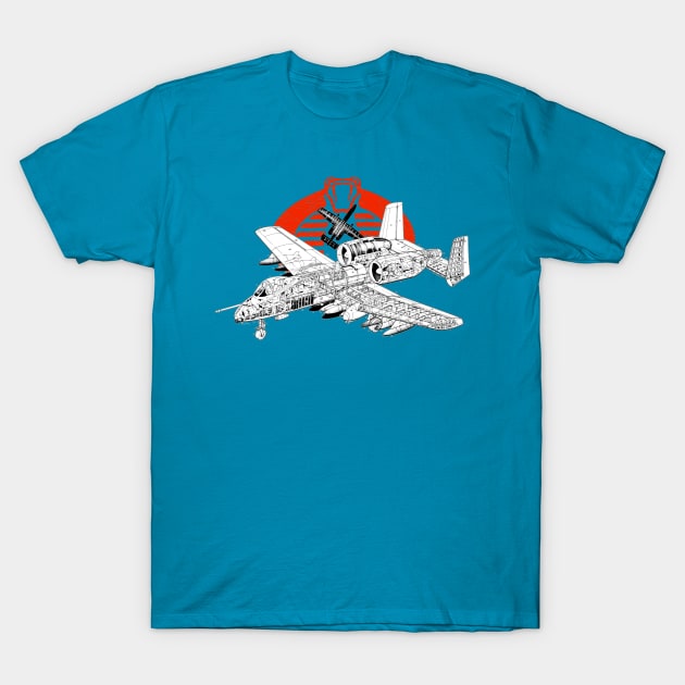 A-10 Cobra Fairchild T-Shirt by bigbot